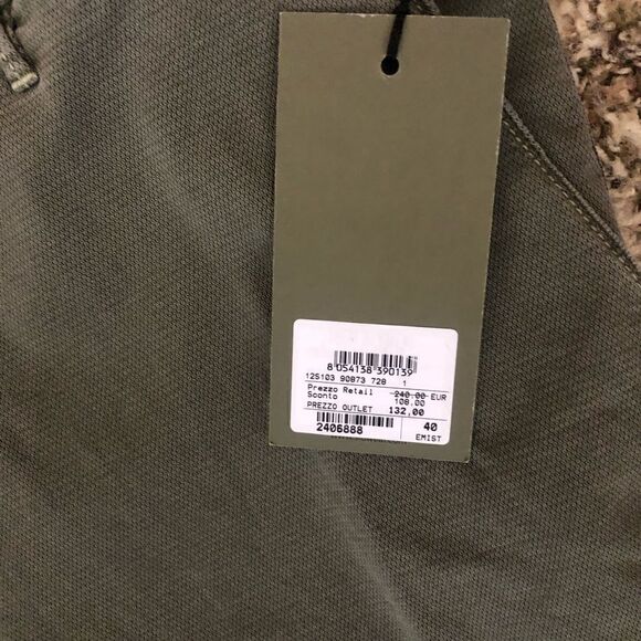 Incotex Slowear Slacks Stretch Cotton Tight Fit Trousers Chino Pants Size 40 NWT - Picture 3 of 10